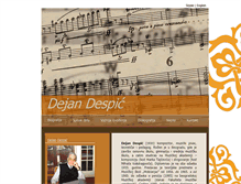 Tablet Screenshot of dejandespic.com